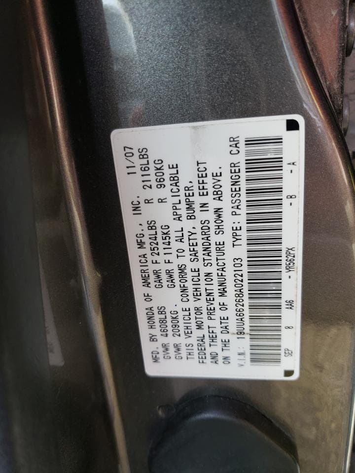 2008 Acura Tl
