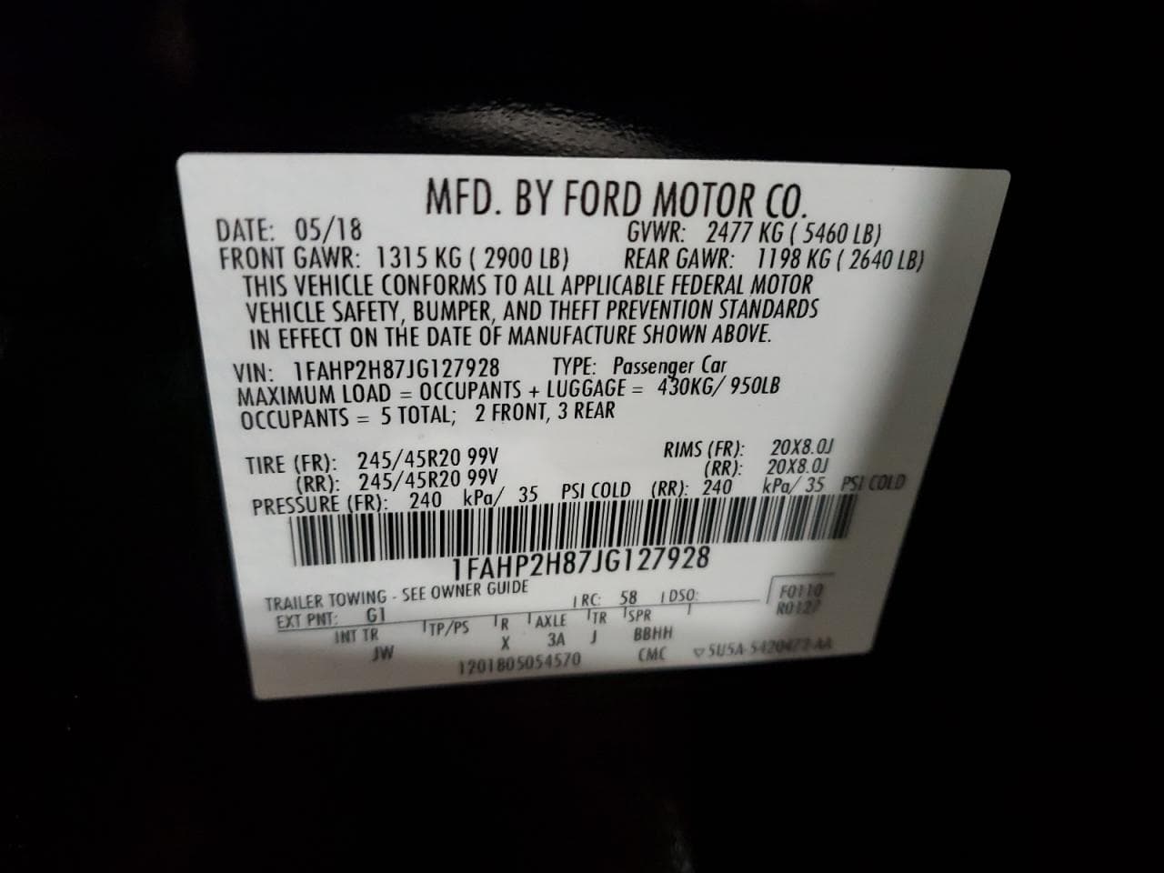 2018 Ford Taurus Sel - foto 4