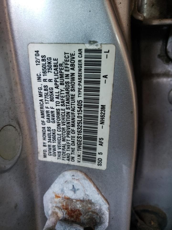 2005 Honda Civic Dx Vp - foto 2