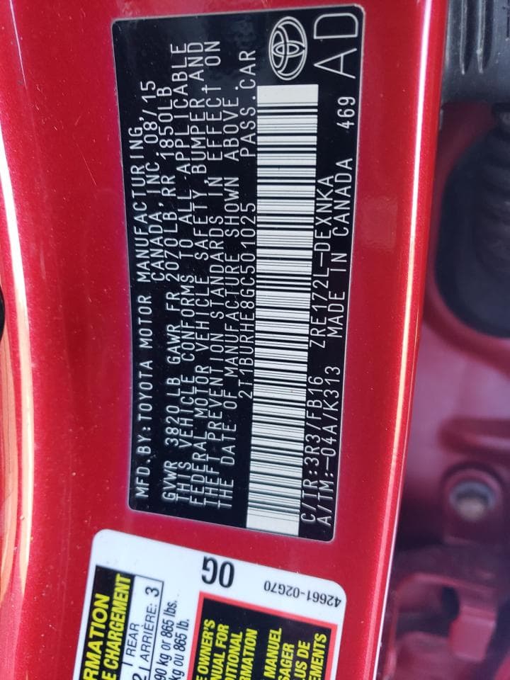 2016 Toyota Corolla Le - foto 4
