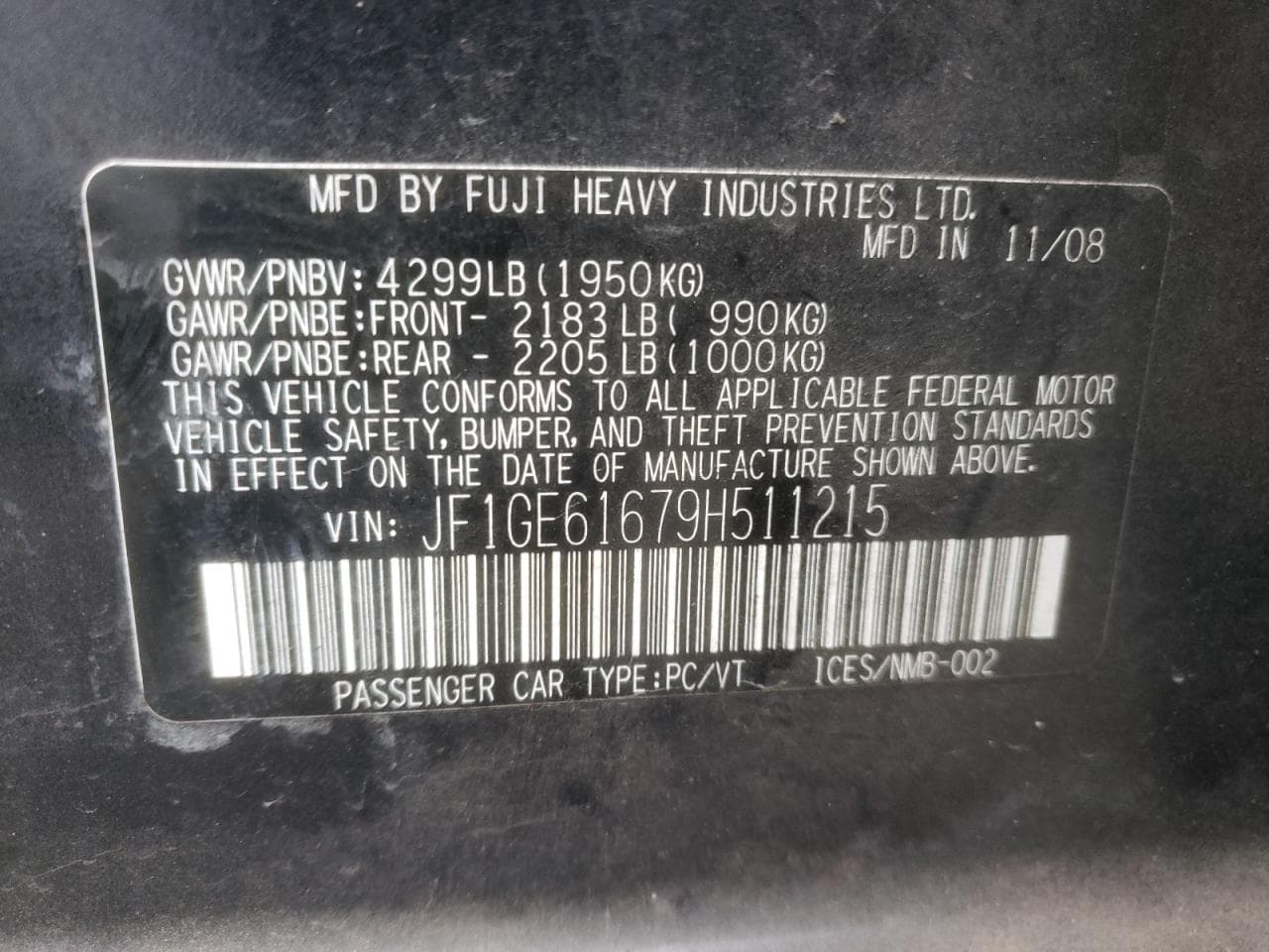 2009 Subaru Impreza 2.5I - foto 4