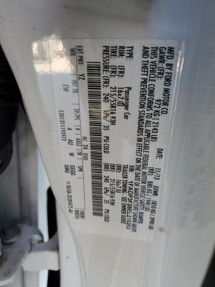 2014 Ford Focus Se