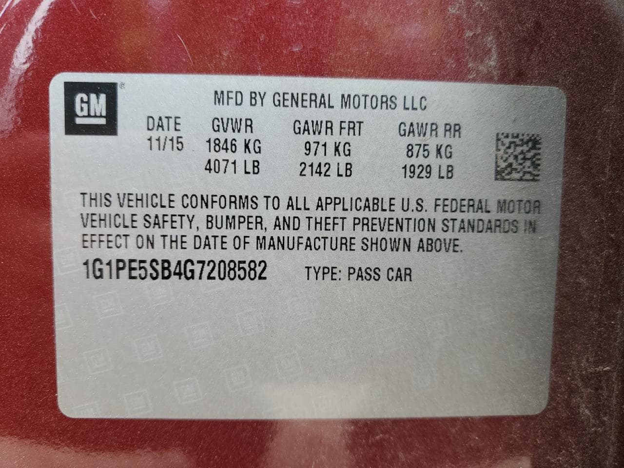 2016 Chevrolet Cruze Limited 1Lt Auto - foto 3