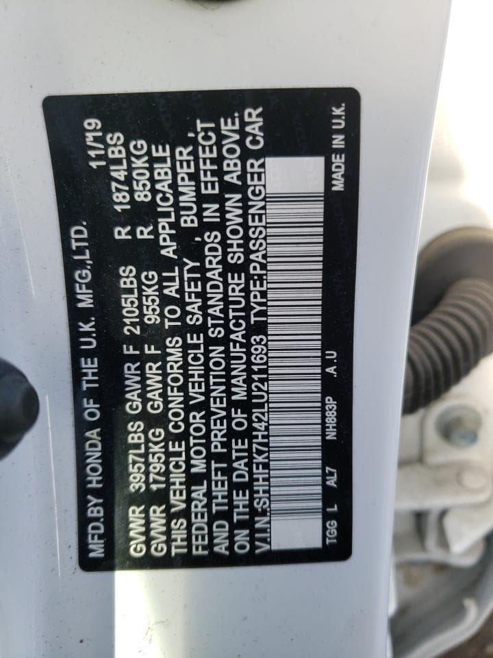 2020 Honda Civic Sport - foto 3