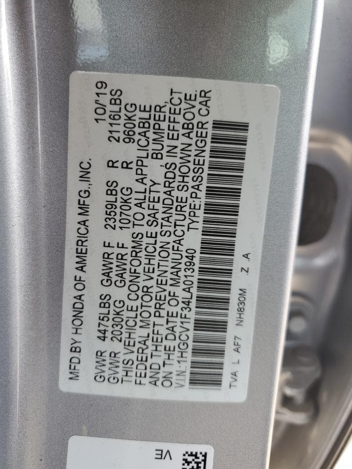 2020 Honda Accord Sport - foto 2
