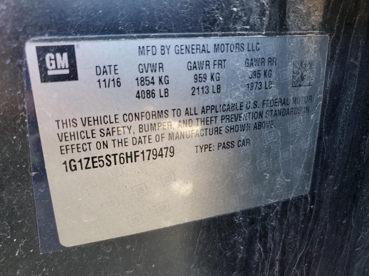 2017 Chevrolet Malibu Lt