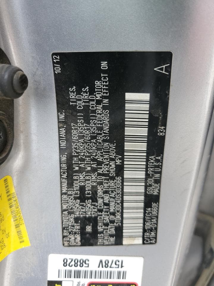 2013 Toyota Sienna Le - foto 3