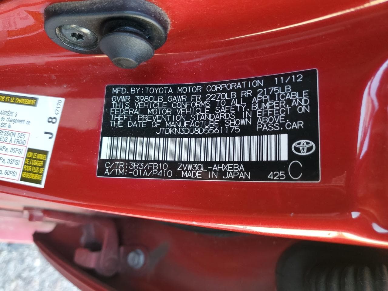 2013 Toyota Prius Three - foto 4