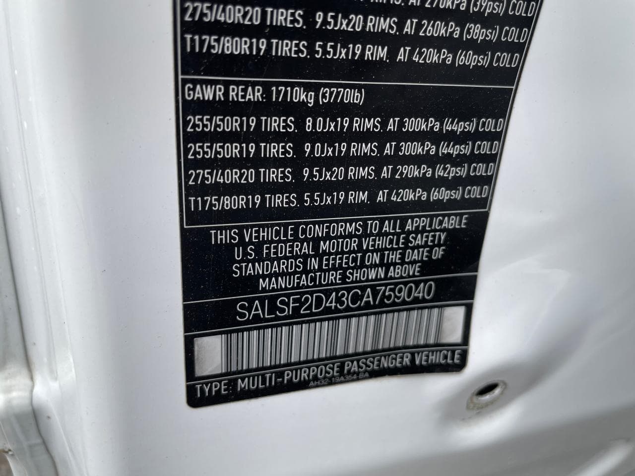 2012 Land Rover Range Rover Sport Hse