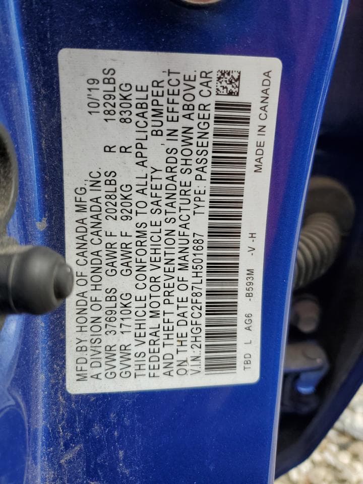 2020 Honda Civic Sport - foto 3