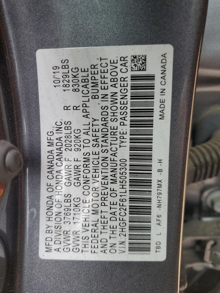 2020 Honda Civic Lx
