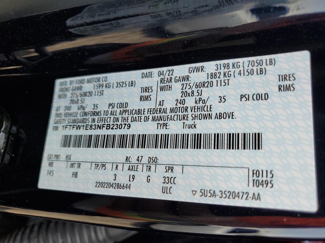 2022 Ford F150 Supercrew - foto 3