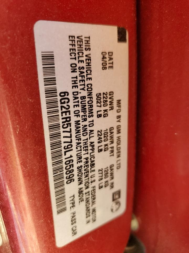 2009 Pontiac G8 - foto 4