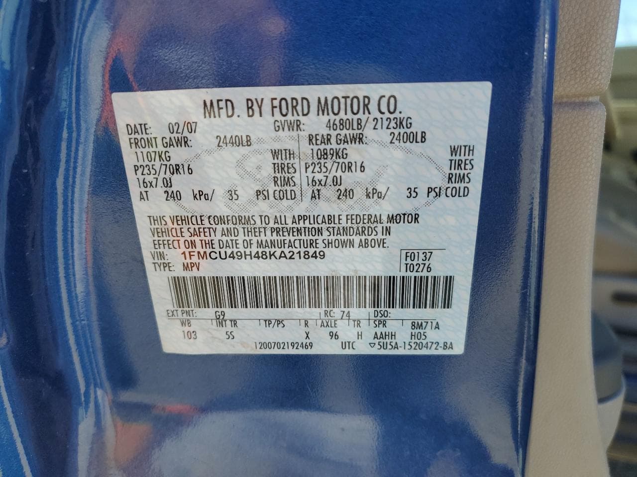 2008 Ford Escape Hybrid - foto 3