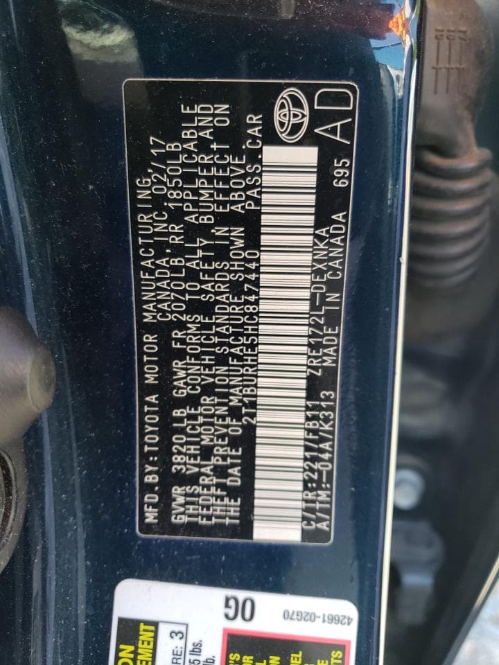 2017 Toyota Corolla Le - foto 3
