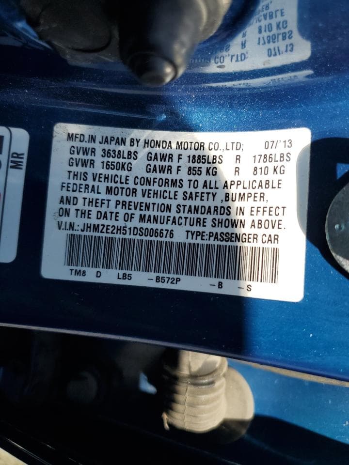 2013 Honda Insight Lx - foto 3