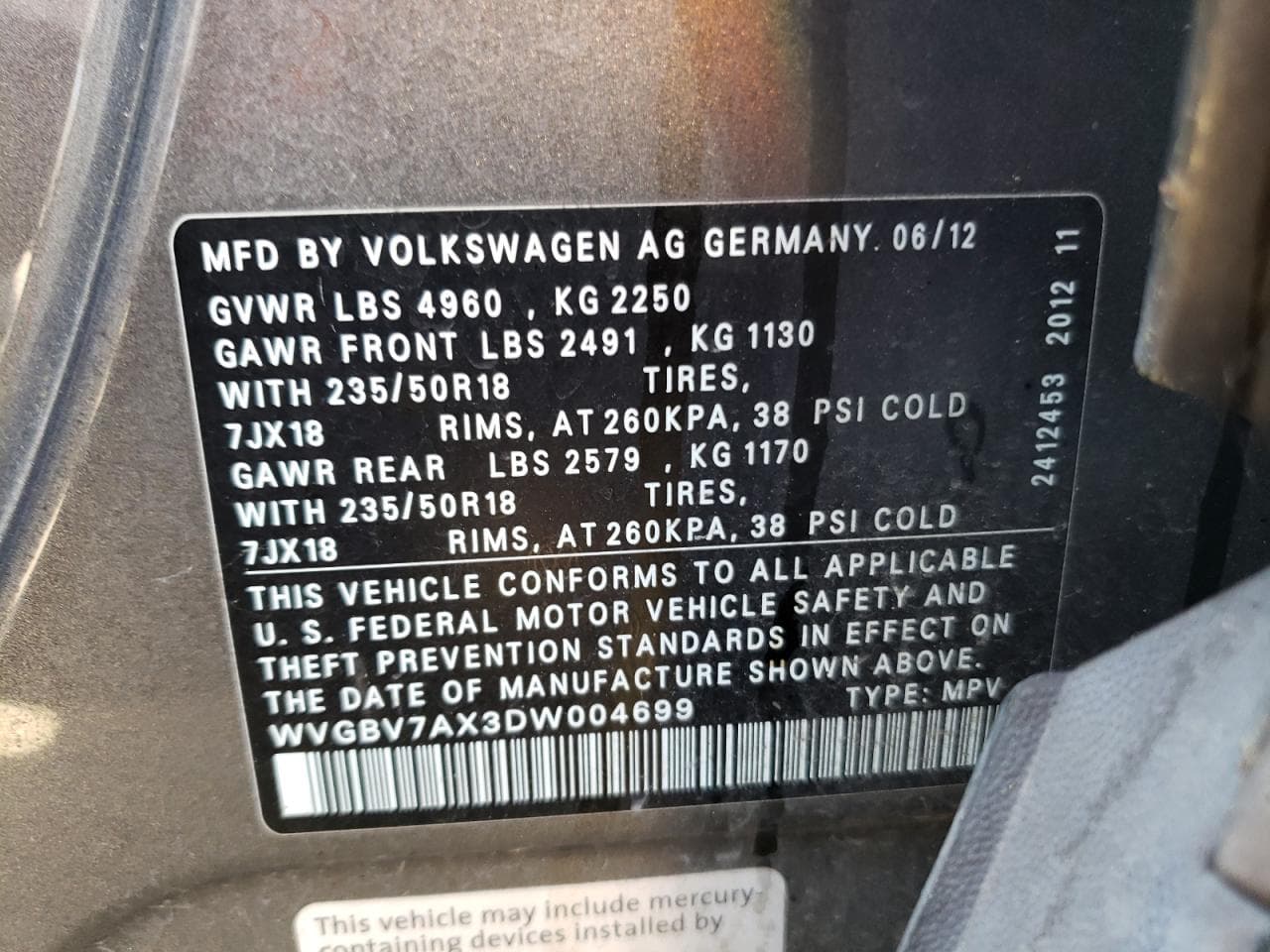 2013 Volkswagen Tiguan Se - foto 3