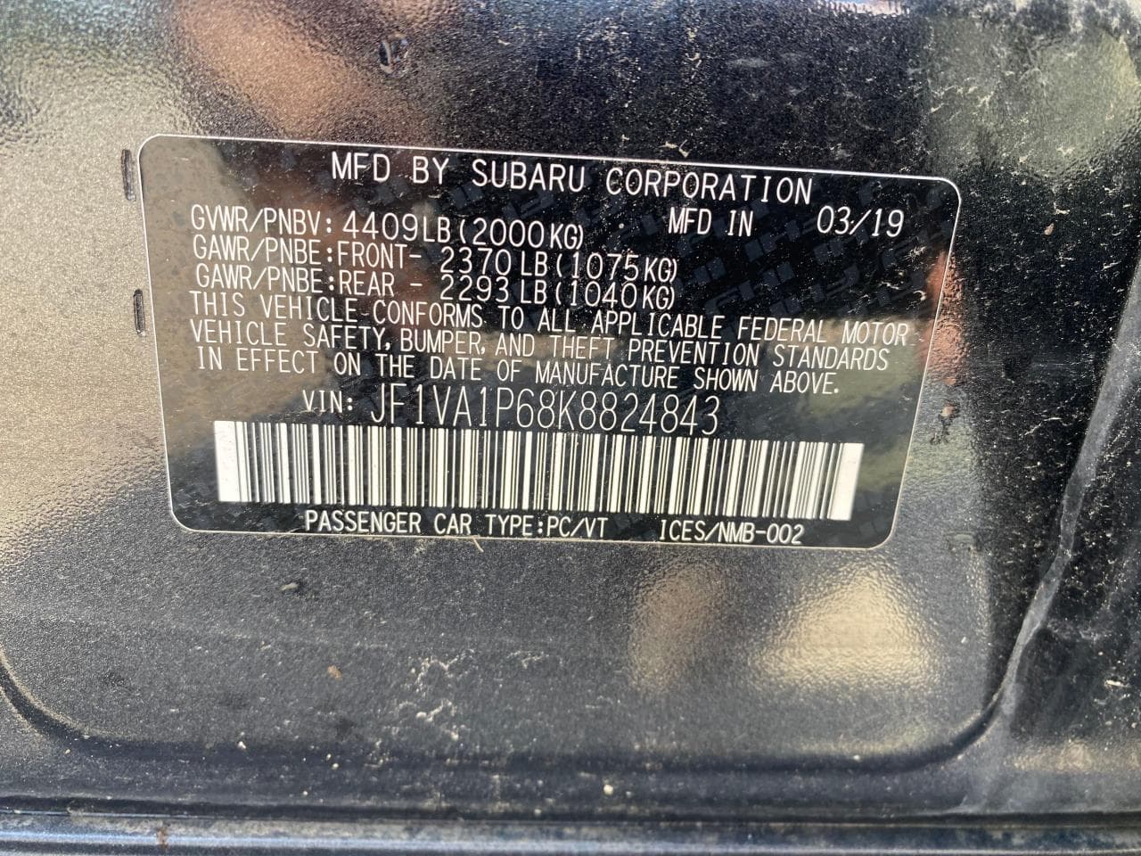 2019 Subaru Wrx Limited - foto 3