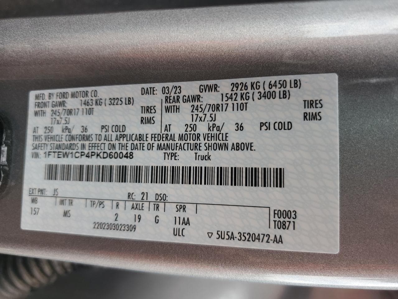 2023 Ford F150 Supercrew - foto 3