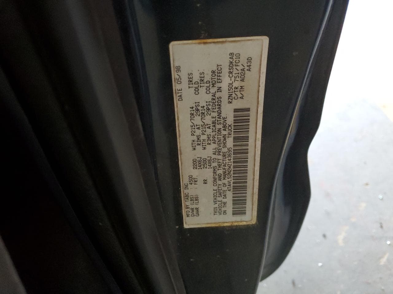 1998 Toyota Tacoma