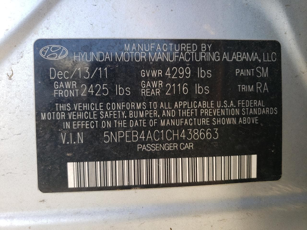 2012 Hyundai Sonata Gls - foto 3