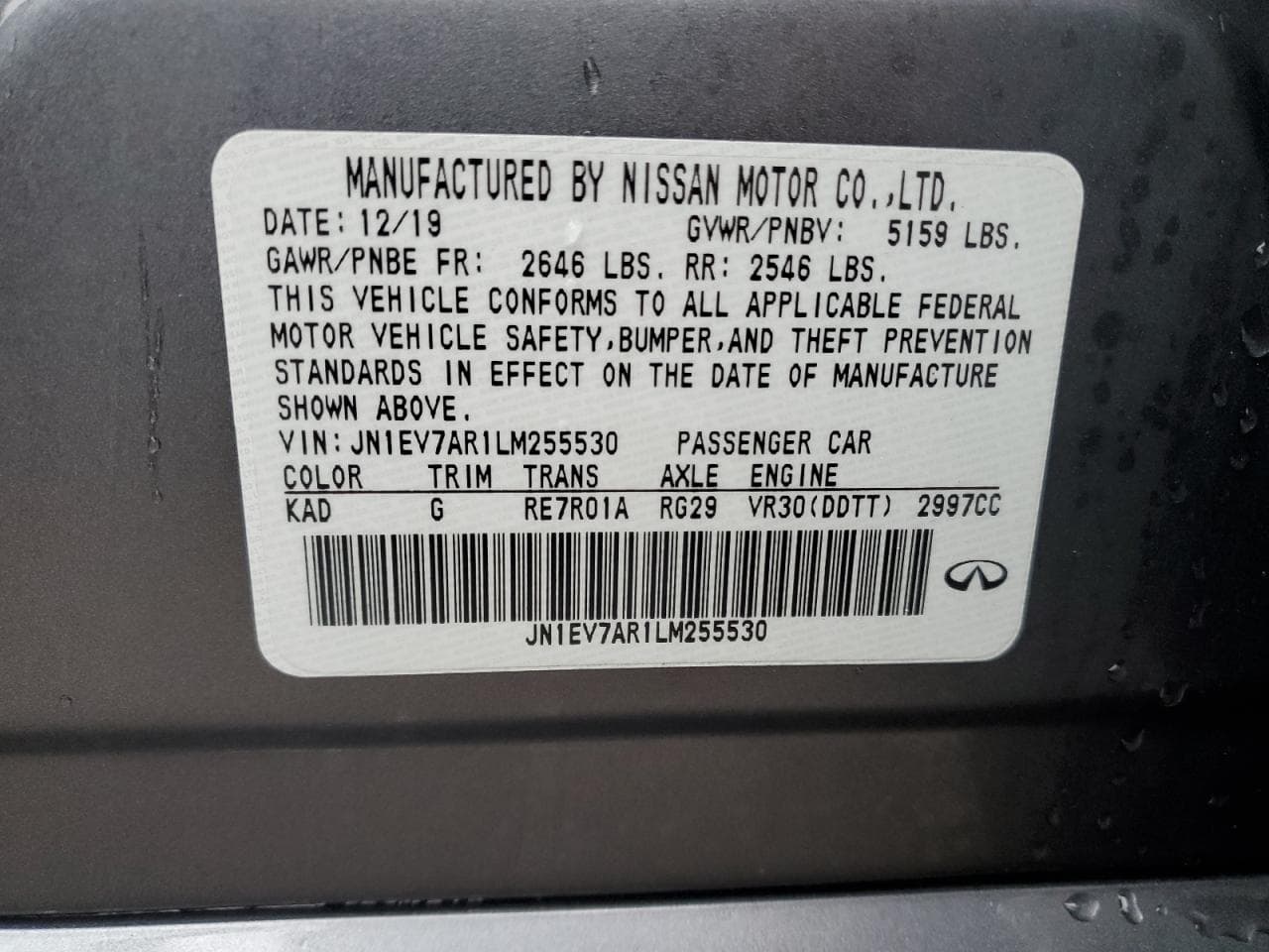 2020 Infiniti Q50 Sport Awd - foto 3