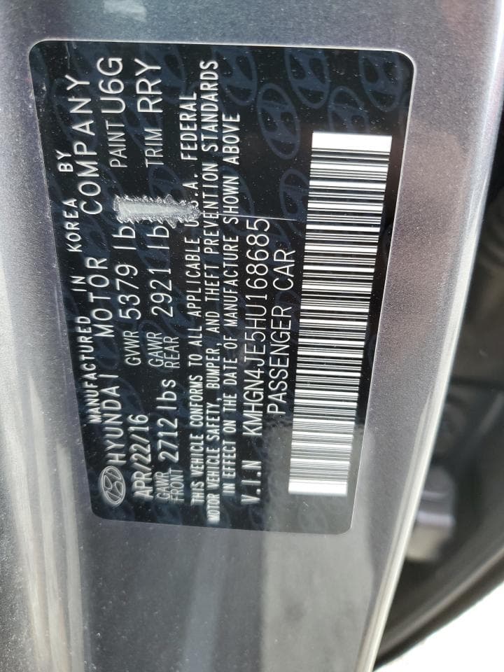 2017 Genesis G80 Base
