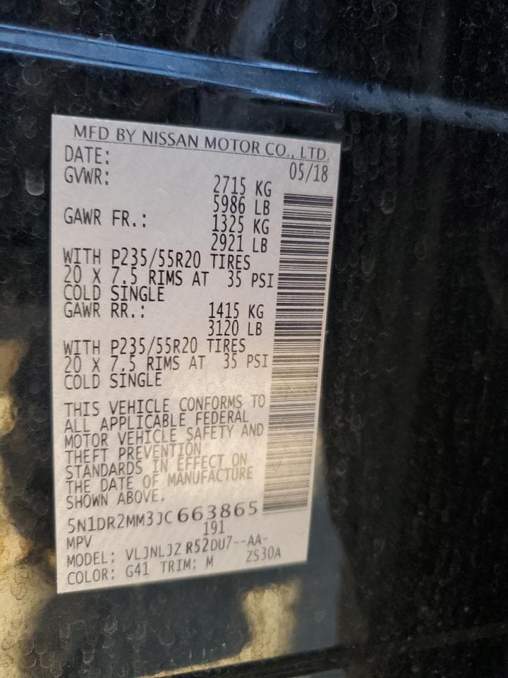 2018 Nissan Pathfinder Platinum - foto 2
