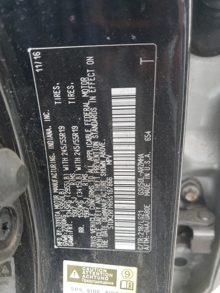2017 Toyota Highlander Se - foto 4