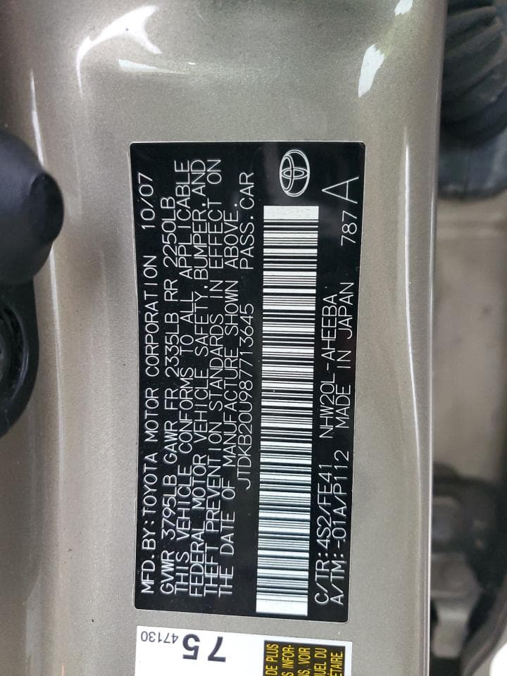 2008 Toyota Prius Base (Cvt-E) - foto 2