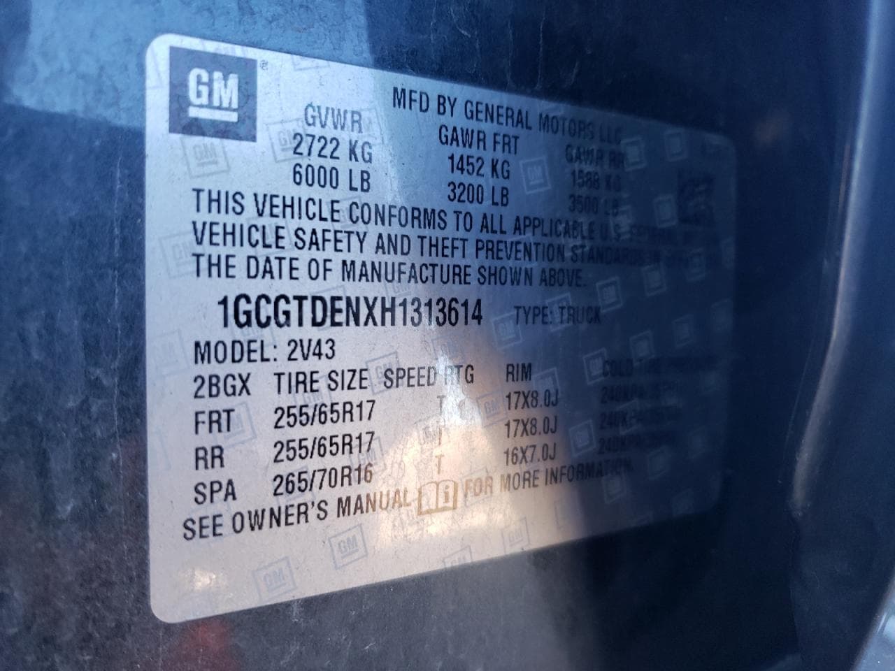 2017 Chevrolet Colorado Z71