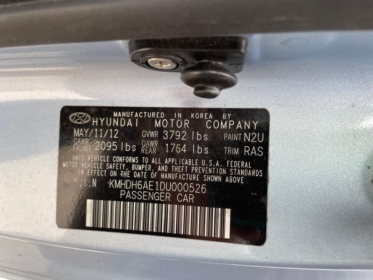 2013 Hyundai Elantra Gs