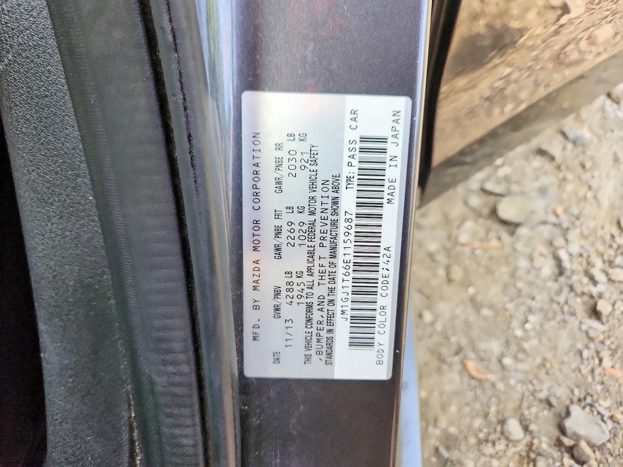 2014 Mazda 6 Touring