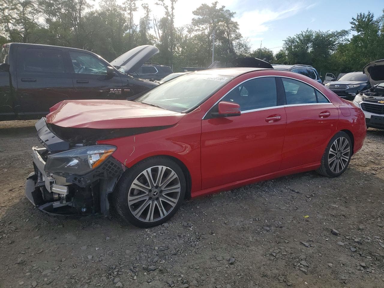 Mercedes-Benz CLA-klasse 2018 z USA