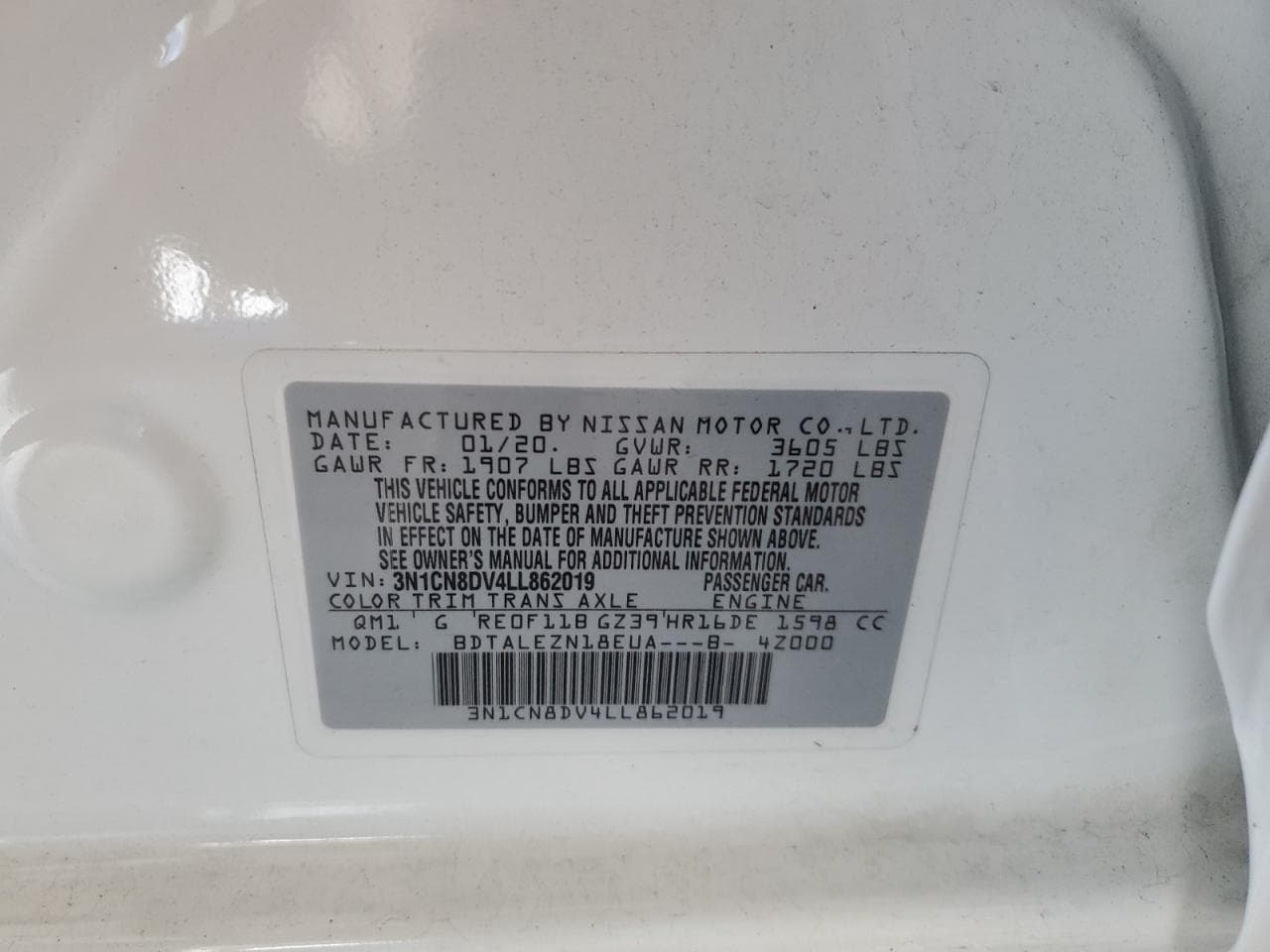 2020 Nissan Versa S - foto 4