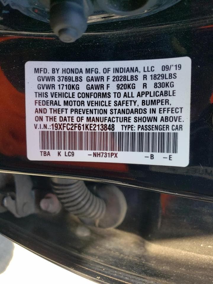 2019 Honda Civic Lx