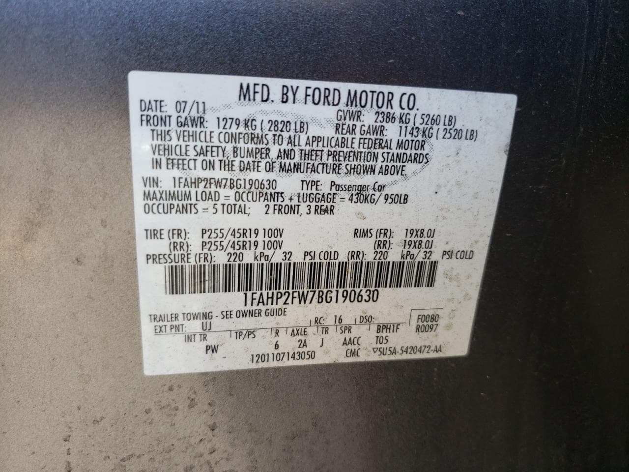 2011 Ford Taurus Limited - foto 4