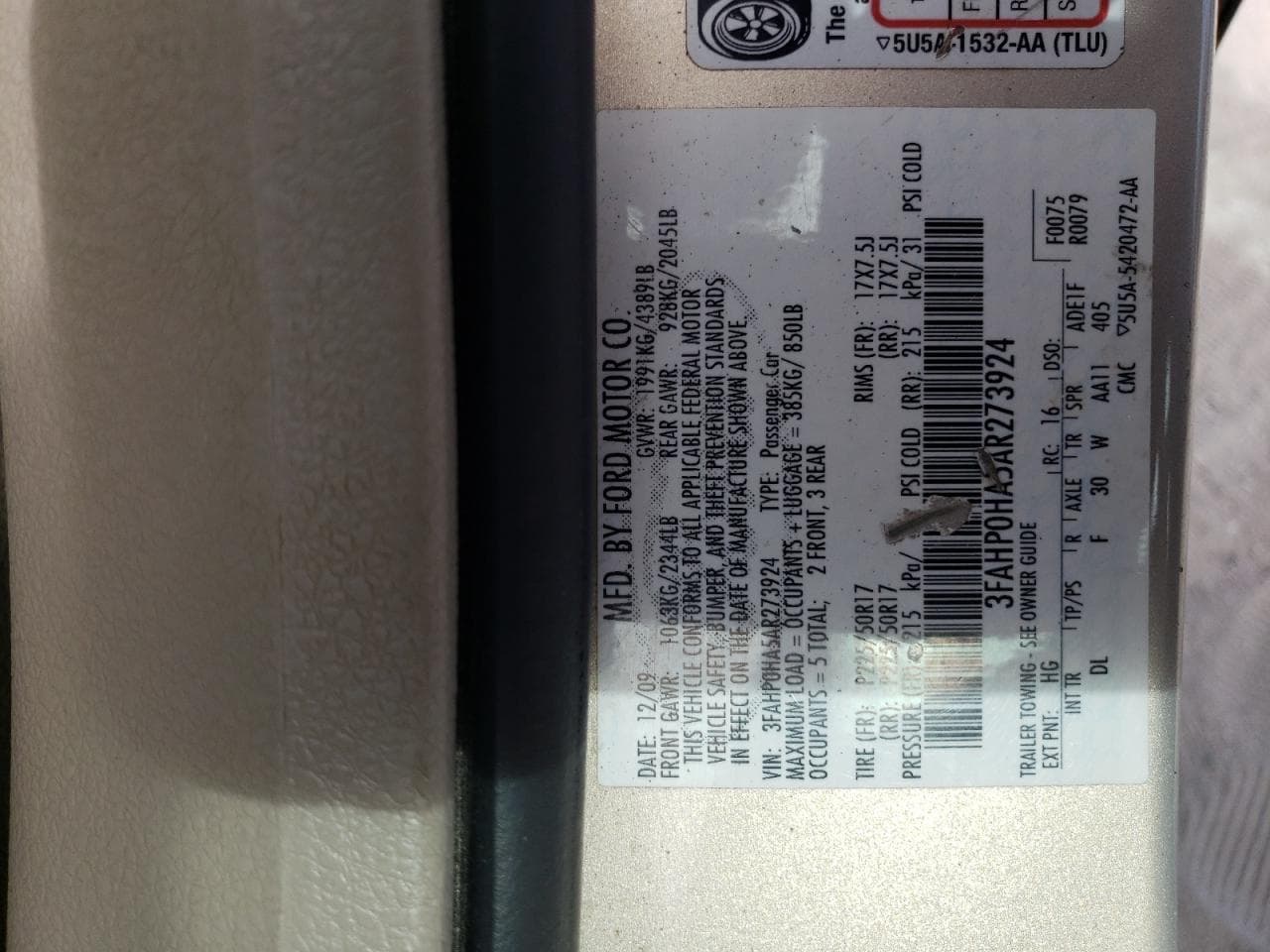 2010 Ford Fusion Se - foto 4