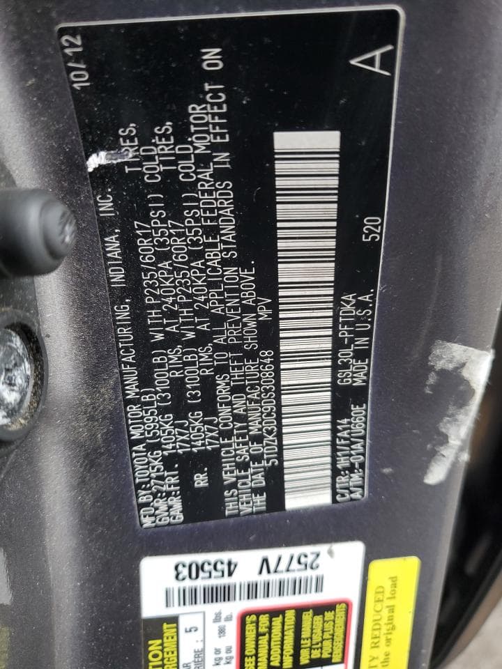 2013 Toyota Sienna - foto 4